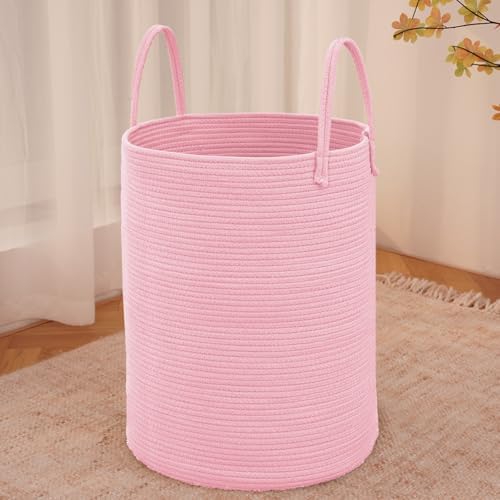 JMvicyroam 60L Cotton Rope Laundry Basket Hamper by JMvicyroam