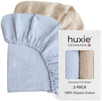Crib Sheets, 100% Organic Cotton Muslin by huxie