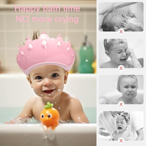 Baby Shower Cap Shield, Baby bath set shower cap, Visor Hat - Image 5