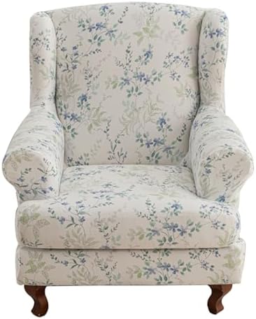 CRFATOP Wingback Chair Covers Wing Armchair Slipcovers by CRFATOP