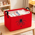 Essme Rectangular Spider Baskets, Halloween Storage Box, Cute Basket - Image 3