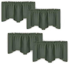 NICETOWN 4 Panels Blackout Valance Rod Pocket Thermal Insulated Window by NICETOWN
