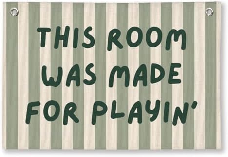Playroom Decor, Long Live Playtime Wall Art Decor by Unknown