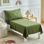 DuShow 4 Pieces Toddler Bedding Set, Embroidery Crib Comforter Set - Image 6