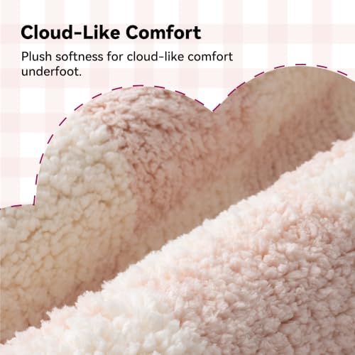 GRANNY SAYS Checkered Pink Runner Bathroom Rug, Cute Bath Mat - Image 2