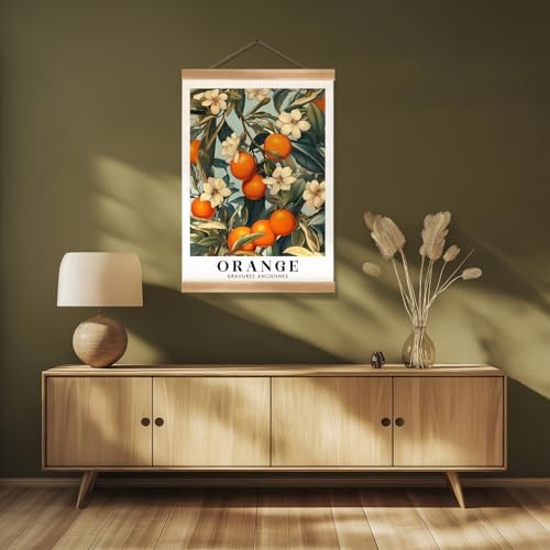 ZTGDA Farmhouse Orange Wall Art, Vintage Botanical Fruit Poster, French Style - Image 7
