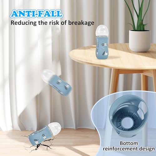 3 Pack Silicone Sleeves for Philips Avent Natural Glass Baby Bottles - Image 2