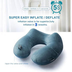 Keemall Inflatable Travel Neck Pillow, Cervical Support - Image 3