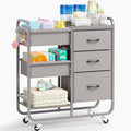 KINGRACK Baby Diaper Caddy Organizer and Storage Cart by KINGRACK