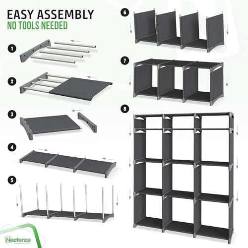 Cube Storage Organizer with Storage Bins Included - Image 4