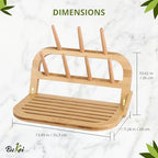 Bamboo Baby Bottle Drying Rack - Image 6