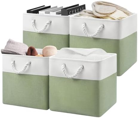 Patvingot 13-Inch Fabric Cube Storage Bins by Patvingot