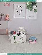 Rectangular Cactus Storage Bin Nursery Hamper - Image 4