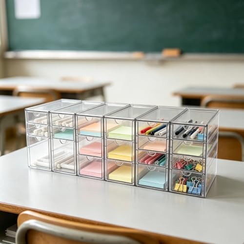 Prsildan Stackable Desk Organizers - Image 2