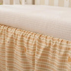 Crib Skirt with Platform, Ruffled Wave Design Baby Bed Skirt - Image 6