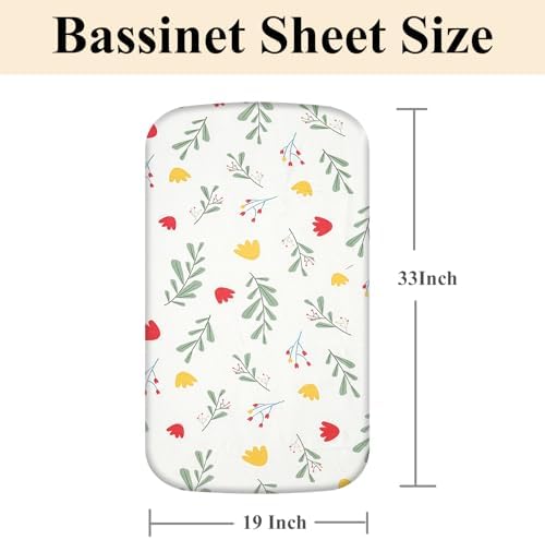 4 Pack Bassinet Sheets, Compatible - Image 5