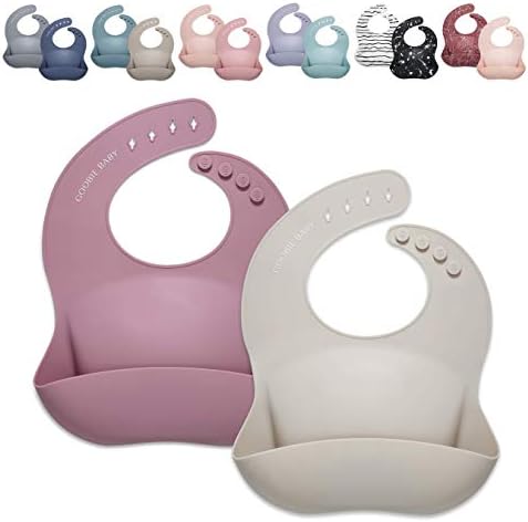 Goobie Baby Silicone Baby Bib by Goobie+Baby
