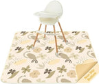Baby Splat Mat for Under High Chair, Waterproof Floor Protector by BeBeJoJo