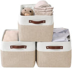 DECOMOMO Storage Bins, Large Fabric Storage Baskets by DECOMOMO