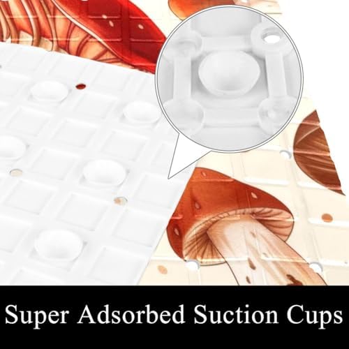 Non Slip Bathtub and Shower Mat 26.8x15.1 inch, Bath Mat - Image 3