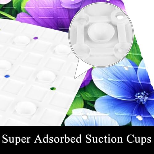 Bathtub Mat Non Slip 26.8x15.1In, Bathroom Decor PVC Shower Mats - Image 3