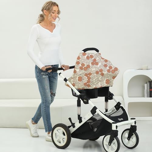 Breathable Car Seat Cover for Babies – Multi-Purpose Soft Rayon Nursing Cover - Image 4
