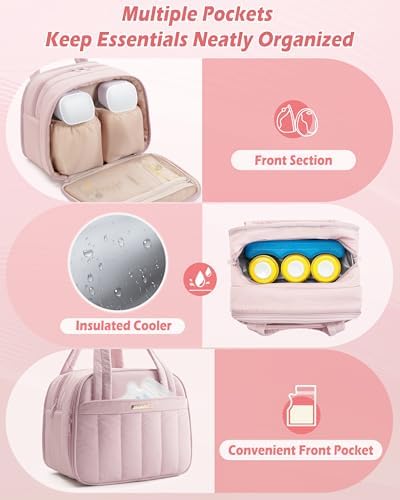 Marscamd Quilted Wearable Breast Pump Bag - Image 3