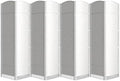8 Panel Folding Room Divider, Woven Privacy Screen by cocosica