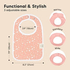 KeaBabies 8-Pack Organic Baby Bibs - Image 2