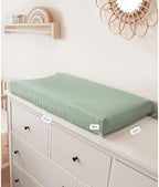 Konssy 100% Cotton Muslin Changing Pad Cover 2 Pack - Image 3