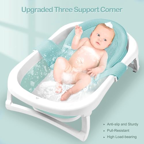 Colorlife Baby Bath Seat Support Net Infant Bathing Seat Support Mat, - Image 3