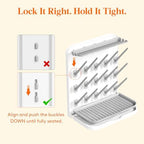 Lifewit 15-Hooks Baby Bottle Drying Rack - Image 4
