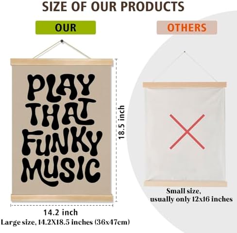 You found a duck Play That Funky Music Wall Art Decor, Retro 70s Groovy - Image 5