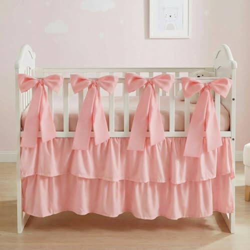 Smoothnovelty Pink Crib Bed Skirts - Image 4