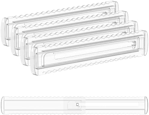 4 Pack 2.36" High Shallow Drawer Dividers, 12.5"-21.3" Expandable by Unknown