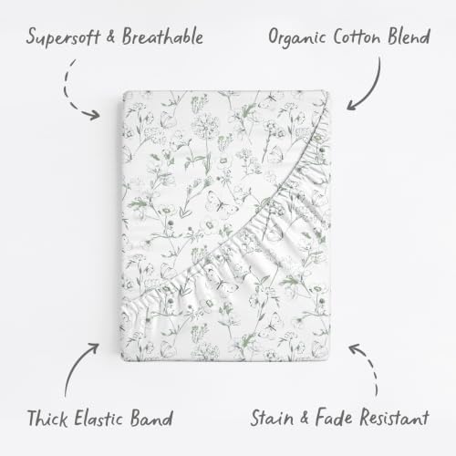 Sorrel + Fern Baby Bassinet Sheets 2-Pack - Image 2