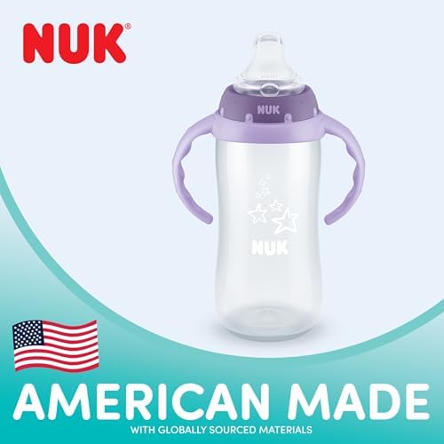 NUK Learner Cup, 10 Oz, Minnie Mouse – Soft Spout, Easy-Grip Handles, BPA Free - Image 2