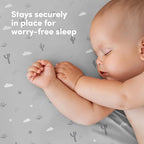 Cotton Crib Sheets 2 Pack – Sweety Fox Mini Fitted Sheets - Image 5