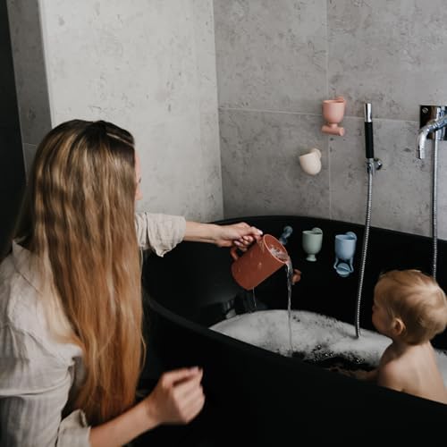 mushie Baby Bath Rinse Cup | 100% Food Grade Silicone | Shampoo & Body Washing - Image 6