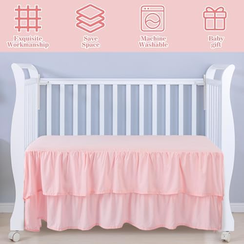 Smoothnovelty Pink Crib Bed Skirts - Image 3