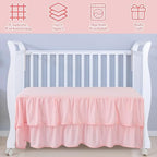 Smoothnovelty Pink Crib Bed Skirts - Image 3