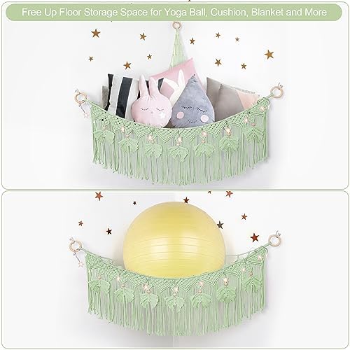 Macrame Stuffed Animal Storage - Image 5