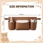 Sadnyy 16 x 7.4inch Baby High Chair Caddy Pocket Pouch Organizer Bag - Image 2