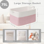 Goodpick Large Woven Rope Blanket Basket - Image 3