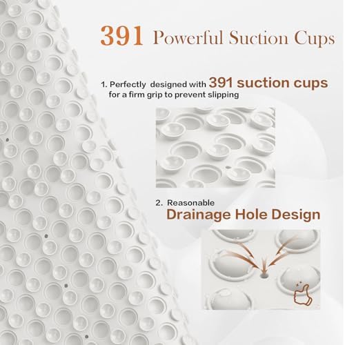 Extra Large Bathtub Mat 33x17.3 - Image 2
