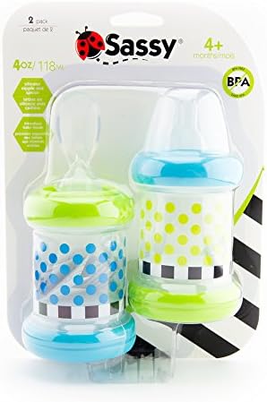 Sassy Baby Food Nurser – 4+ Months Set of 2- 4oz 100% Silicone Nipple and Spoon - Image 6