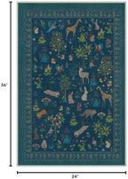 BESBLEE 2X3 Washable Area Rug for Entrance, Animal Doormat Non Slip - Image 2