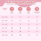 RONGFA Baby Play Mat for Floor, Playpen Mat for Toddlers Infant Kids, Machine - Image 3