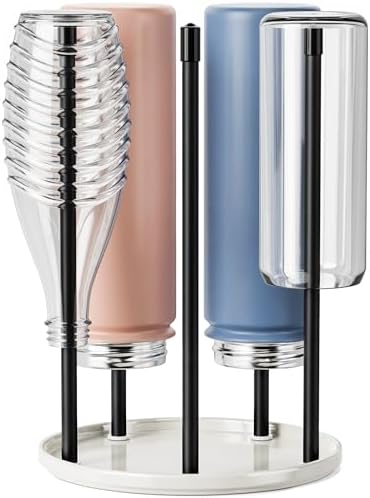 niffgaff Bottle Drying Rack – Ceramic Base Bottle Organizer by niffgaff