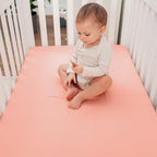 Comfy Cubs 100% Muslin Cotton Fitted Crib Sheet - Image 4